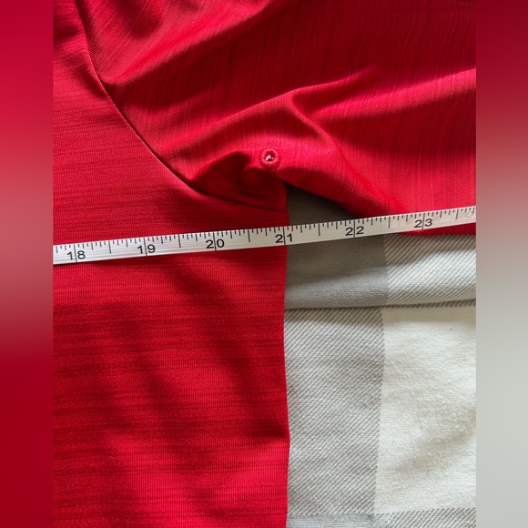 Lands End Outfitters Men’s Short Sleeve Polo Medium Red - Picture 6 of 7